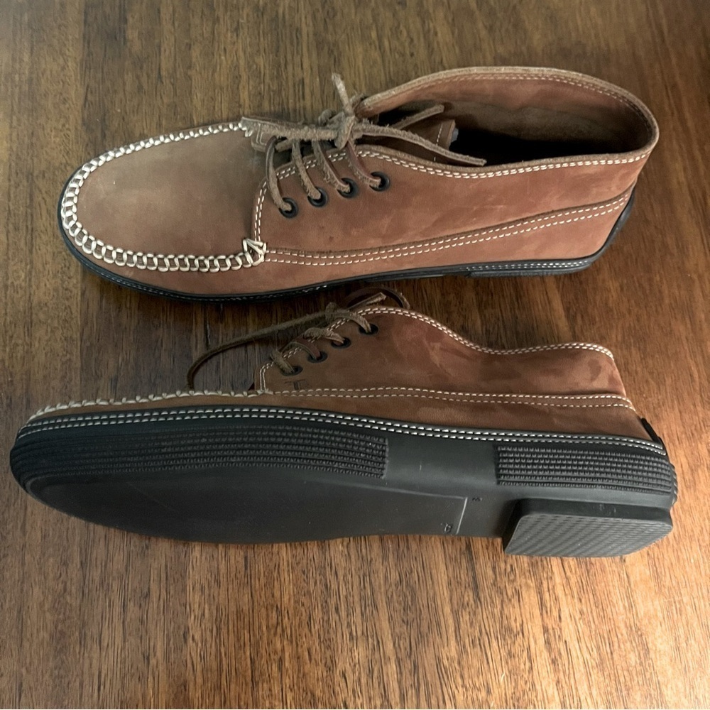 Tods Chukka Desert Dress Boots
Size 8.5 men’s. Camel leather. Vibram sole - Picture 11 of 16